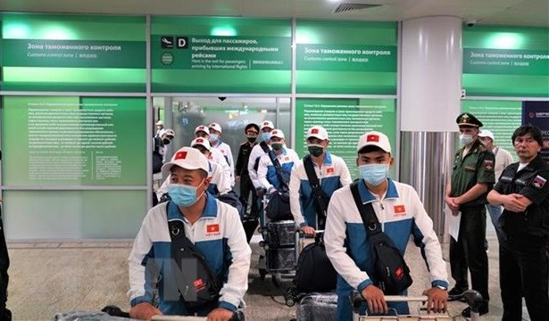 Vietnam’s army team arrives in Russia for International Army Games